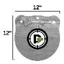 12in Steel Gong