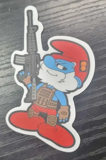 Poppa Tac Sticker