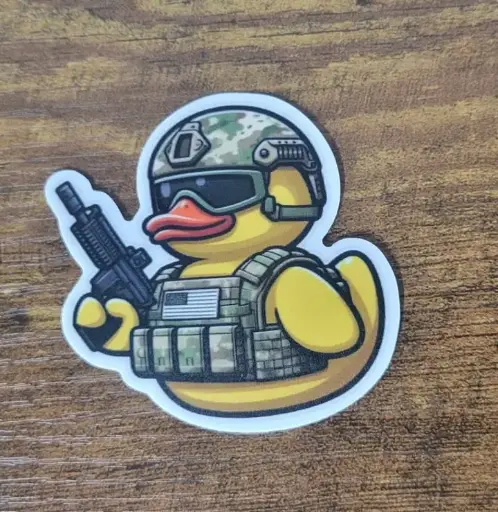 Deployment Ducky Sticker